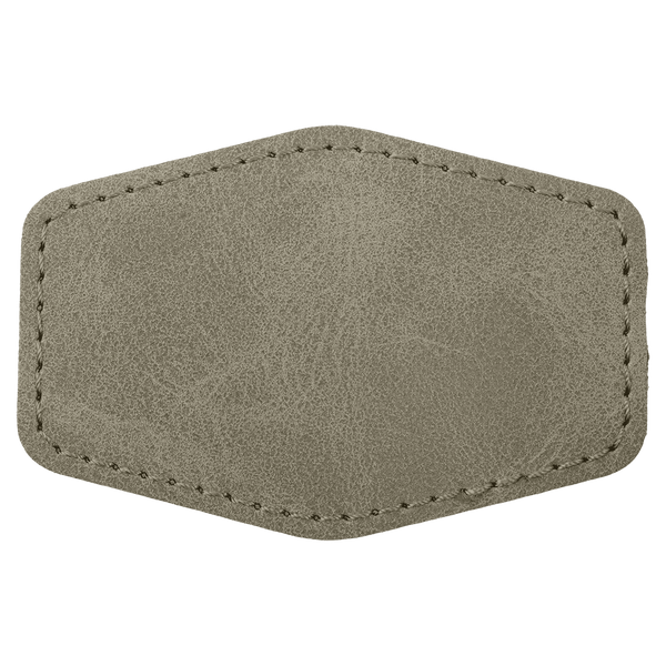 3" x 2" Premier Leatherette Hex Patch - Creekside Collection