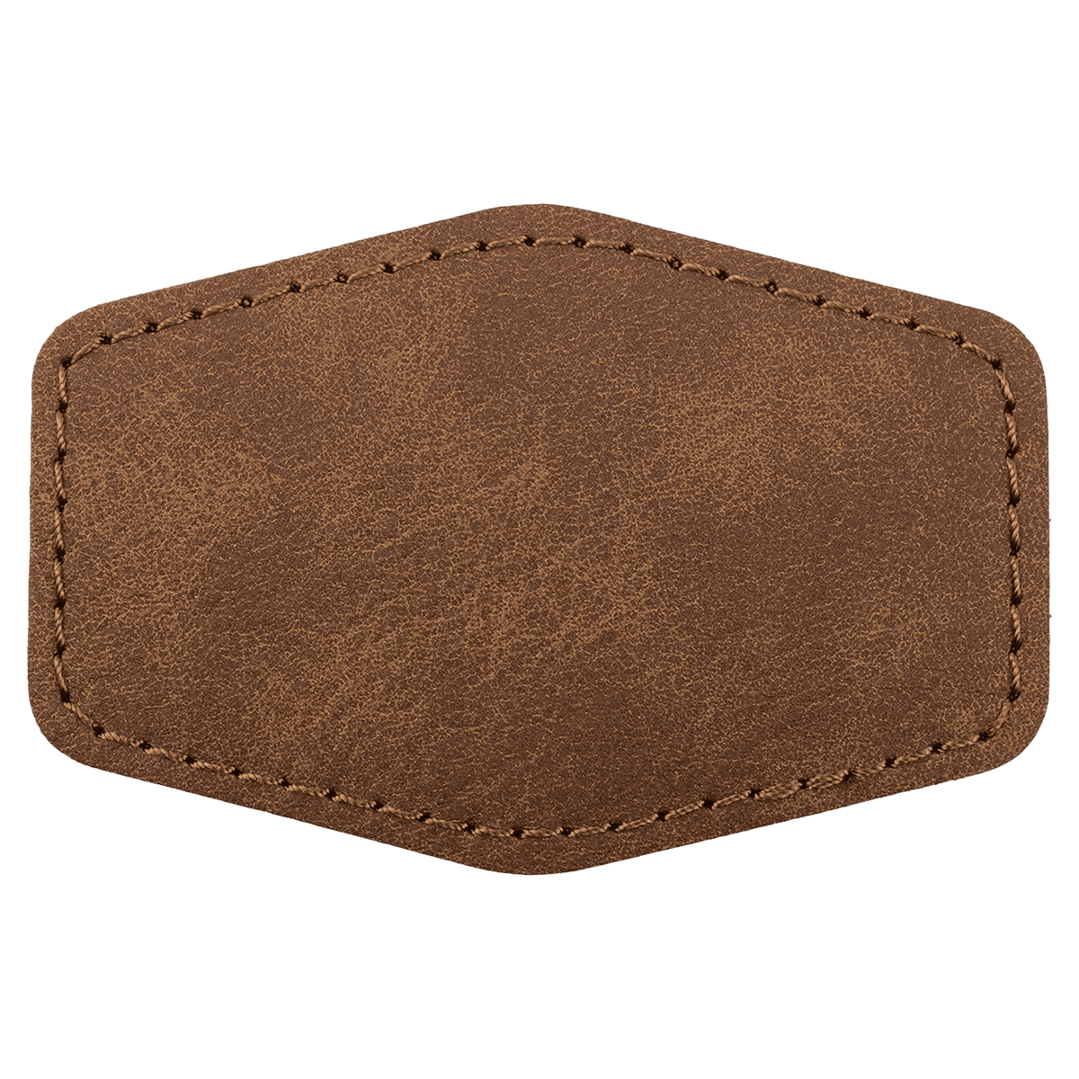 3" x 2" Premier Leatherette Hex Patch - Creekside Collection