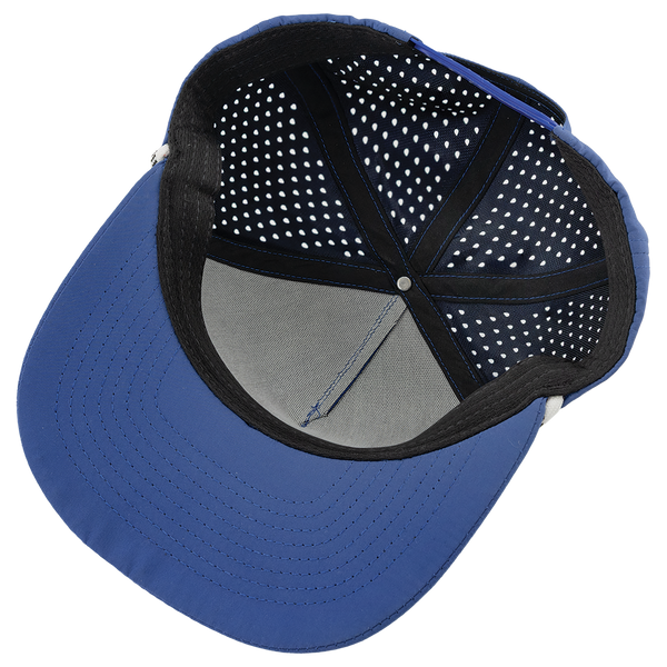 BrimCo Performance Rope Hat - All Blue-White Rope
