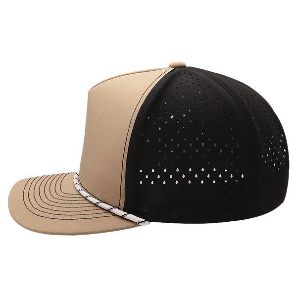 BrimCo Performance Rope Hat - Desert Tan/Black-White Rope