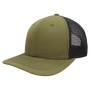 BrimCo Classic Trucker Hat - Army Green-Black