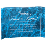 Marble Crescent Acrylic - Custom Engraved Award