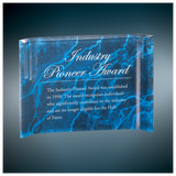 Marble Crescent Acrylic - Custom Engraved Award