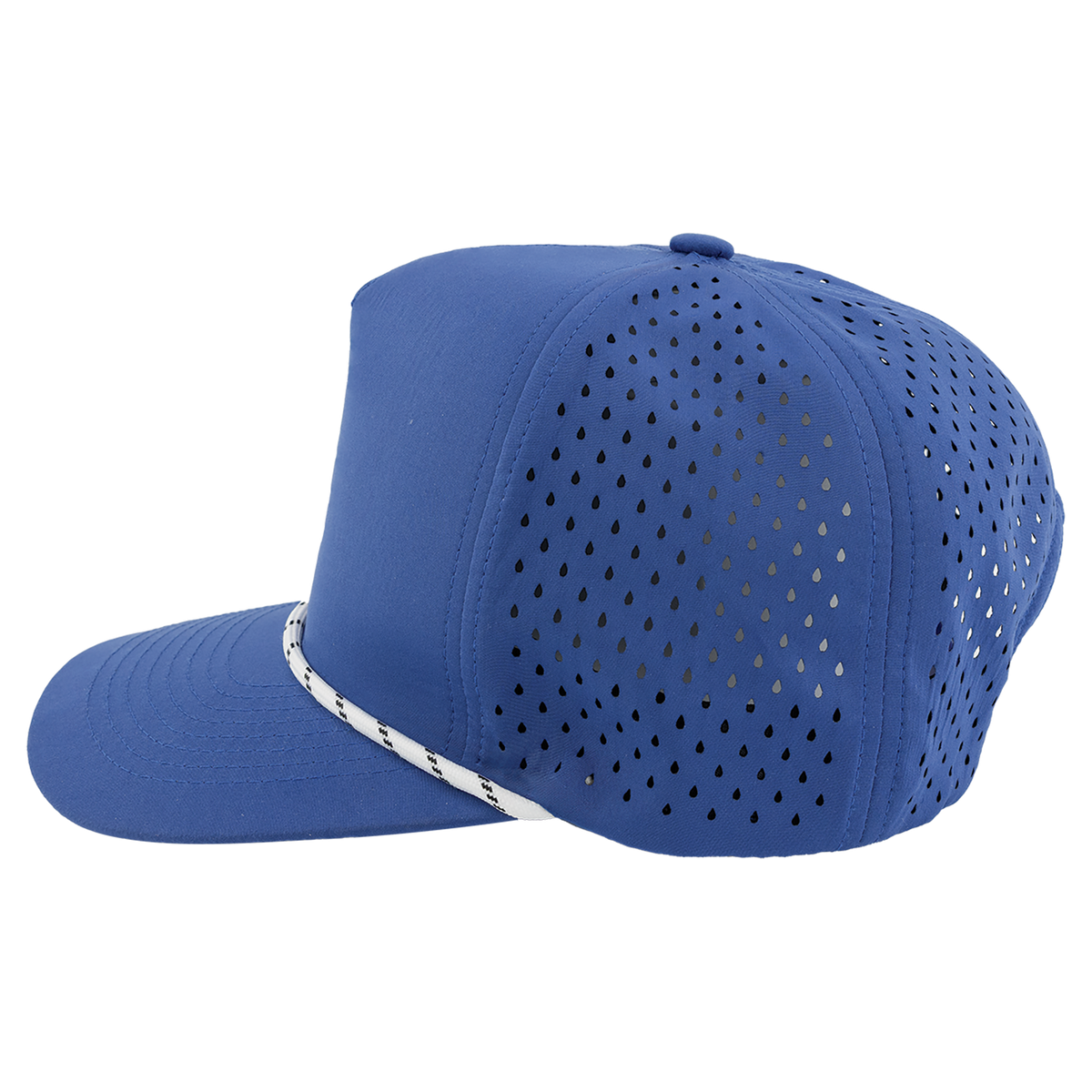 BrimCo Performance Rope Hat - All Blue-White Rope