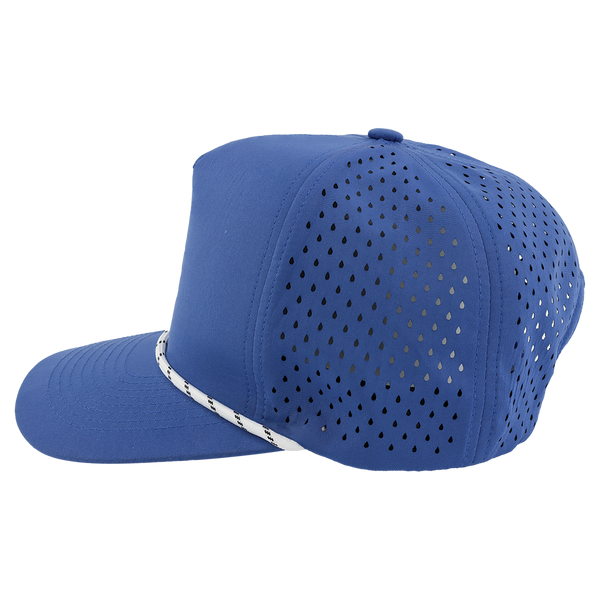 BrimCo Performance Rope Hat - All Blue-White Rope