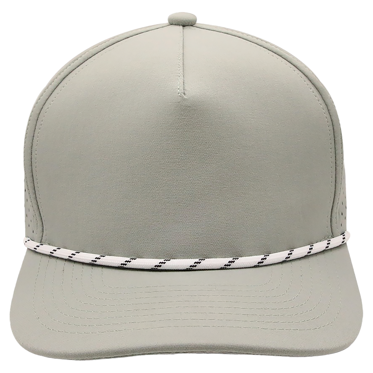 BrimCo Performance Rope Hat - Light Gray-White Rope