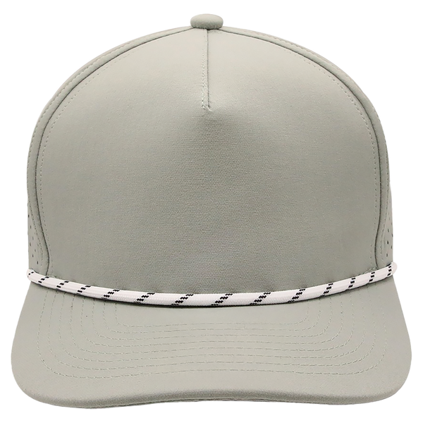 BrimCo Performance Rope Hat - Light Gray-White Rope