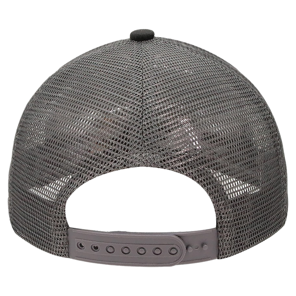 BrimCo Classic Trucker Hat - Black-Charcoal