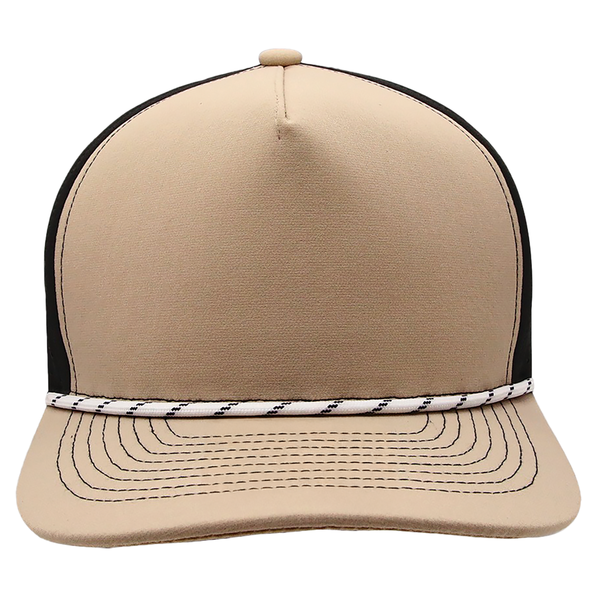 BrimCo Performance Rope Hat - Desert Tan/Black-White Rope