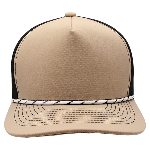 BrimCo Performance Rope Hat - Desert Tan/Black-White Rope