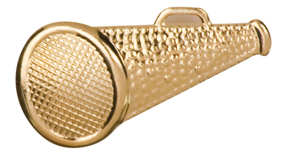Microphone Lapel Pin - Custom Laser Engraved
