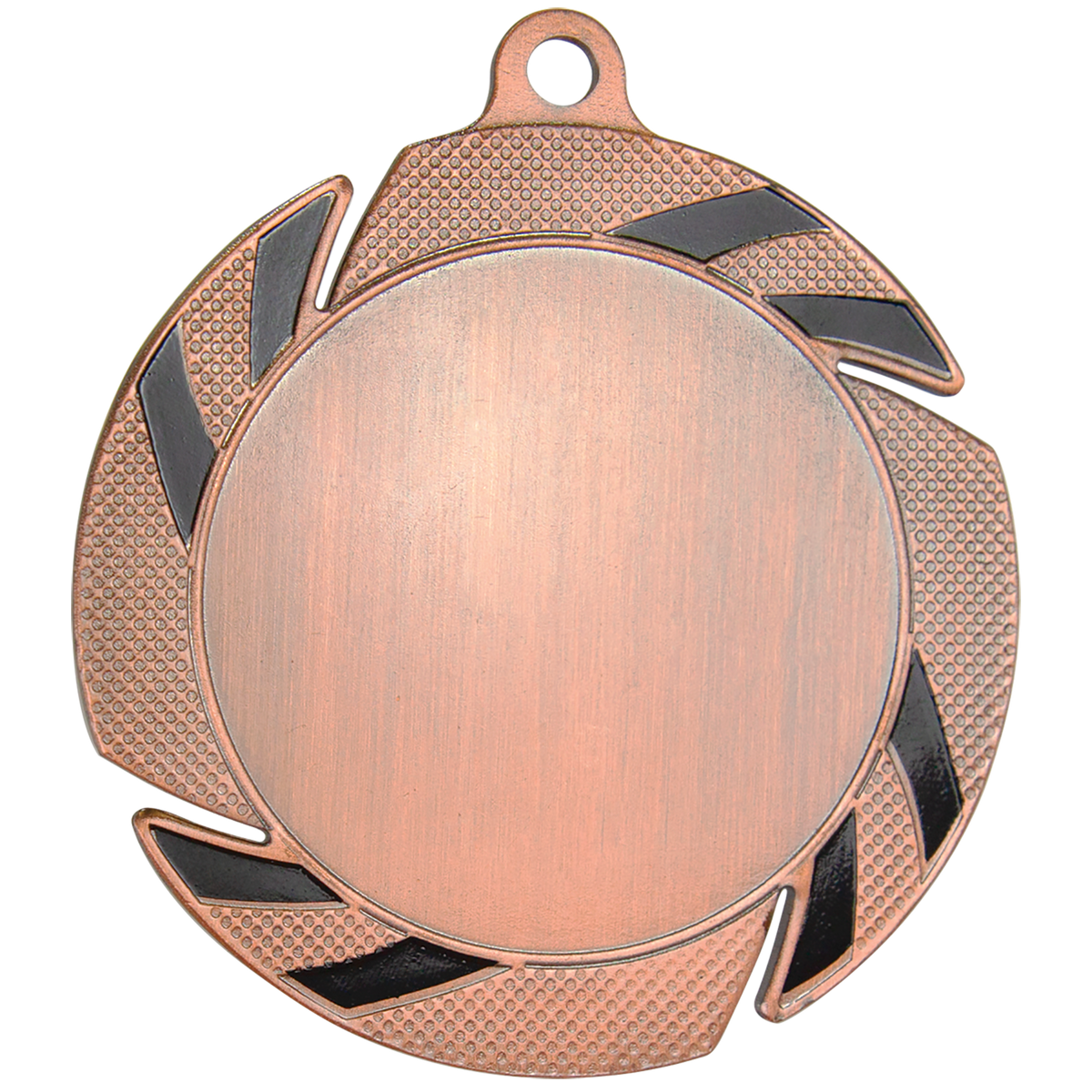 Black Insert Holder Medal - Custom Engraved Award