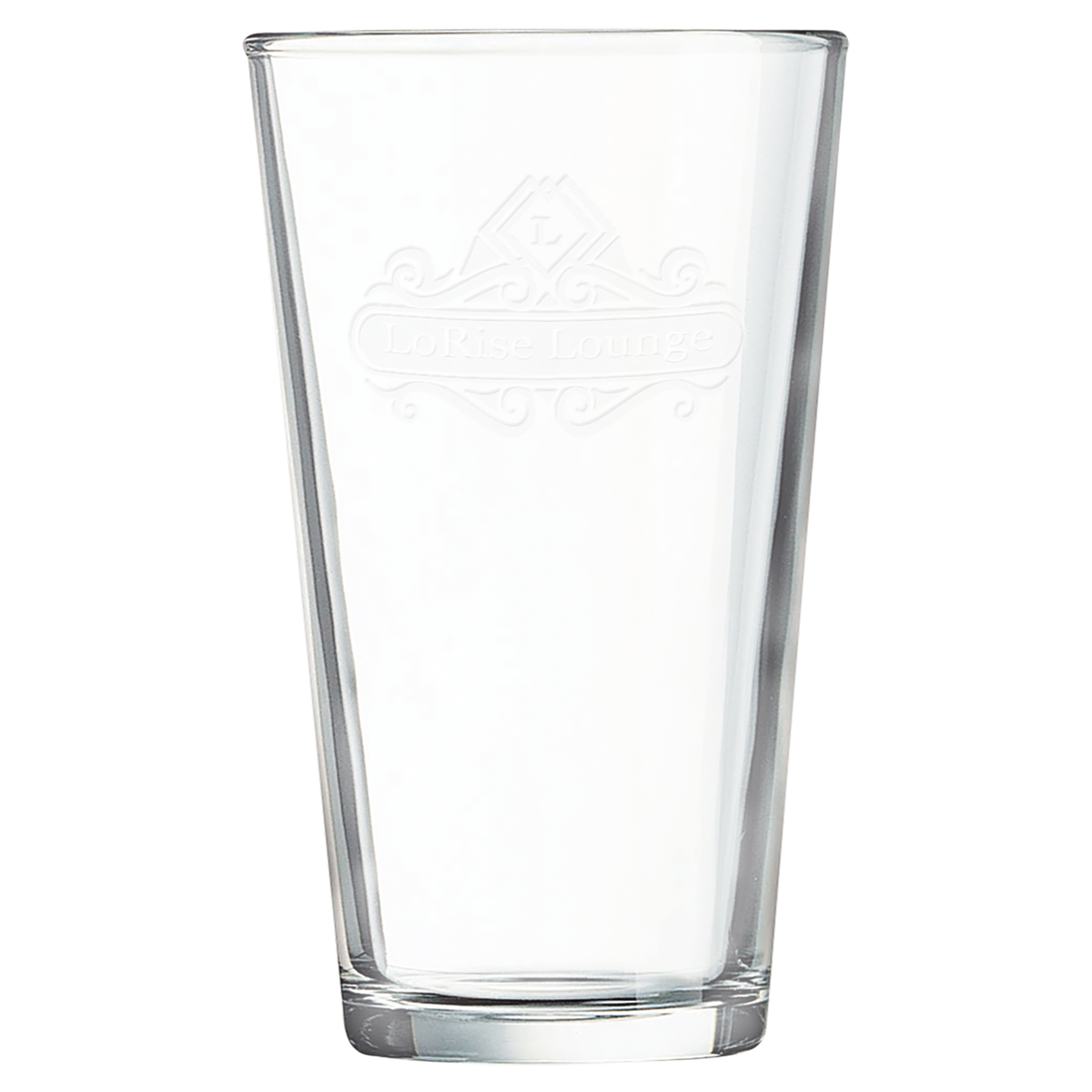 16 Oz Pint Mixing Glass - Laser Engraved Drinkware
