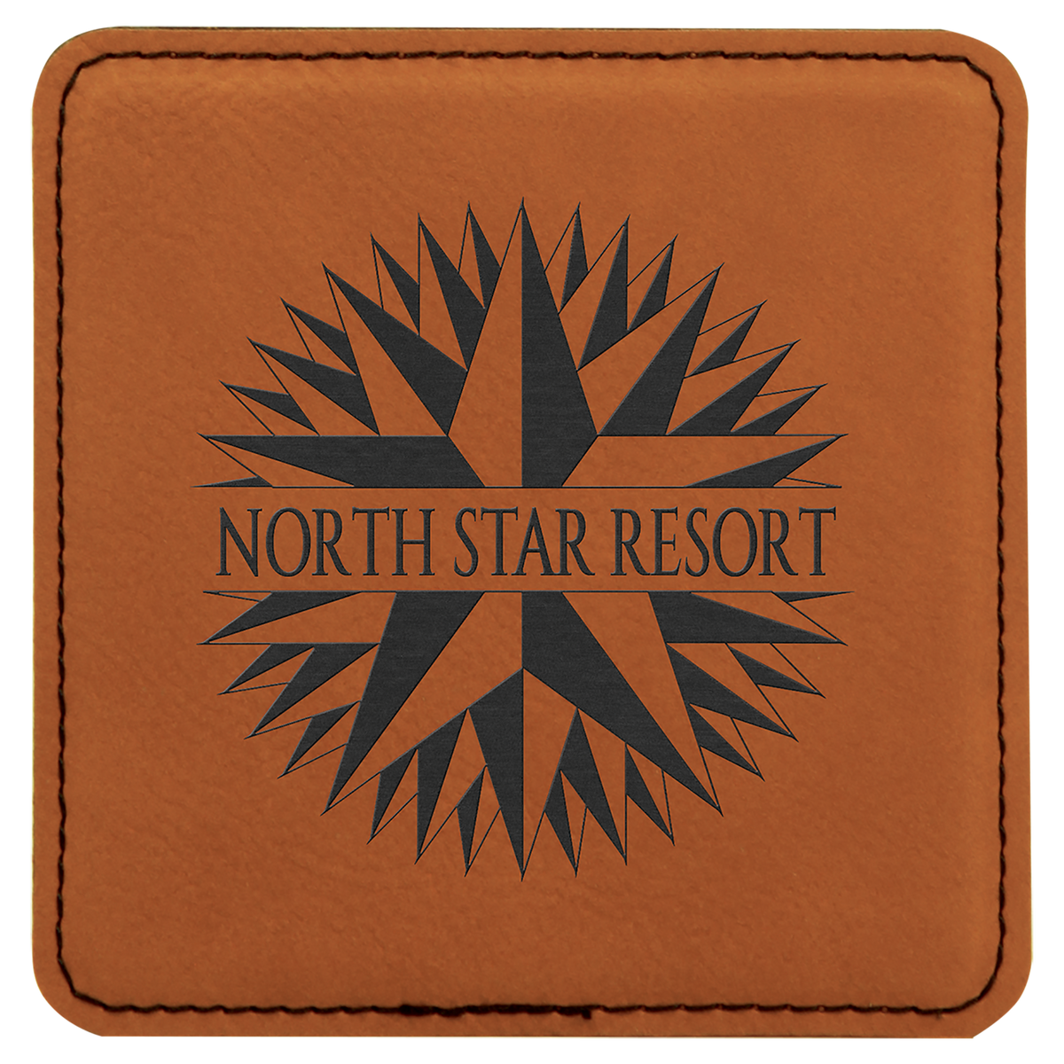 Square Single Coaster - Laser Engraved Drinkware