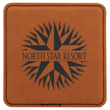 Square Single Coaster - Laser Engraved Drinkware