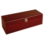 Rosewood Finish Single Wine Presentation Box 4 Tools And Lining - Laser Engraved Drinkware