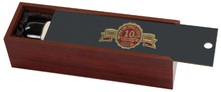 Rosewood Finish Wine Box Customized Lid & Lining - Laser Engraved Drinkware