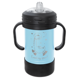 10 oz Sippy Cup Tumbler - Laser Engraved Drinkware