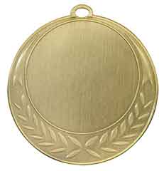 Half Wreath Insert Holder Medal - Custom Engraved Award