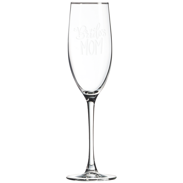 8 Oz Champagne Flute - Laser Engraved Drinkware