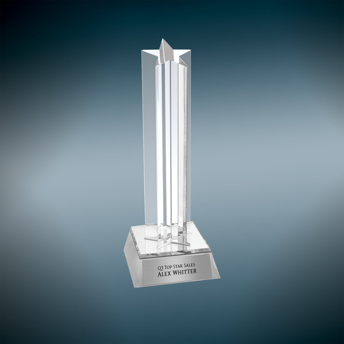 Star Column Acrylic - Custom Engraved Award