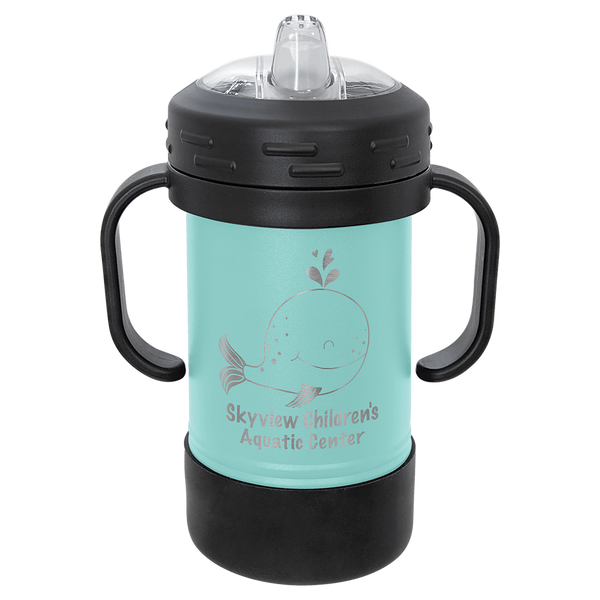 10 oz Sippy Cup Tumbler - Laser Engraved Drinkware