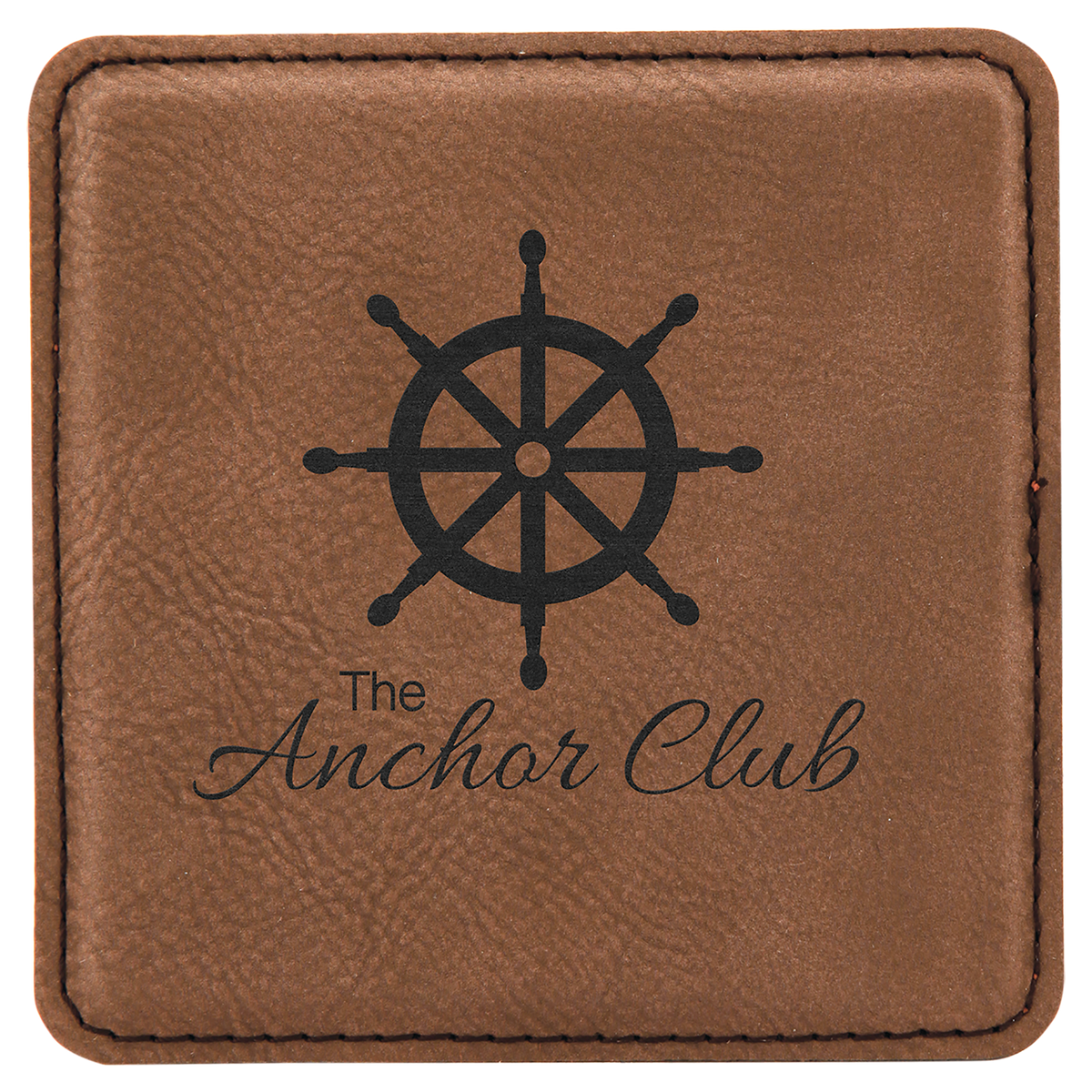 Square Single Coaster - Laser Engraved Drinkware
