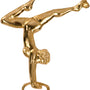 Female Gymnastics Lapel Pin - Custom Laser Engraved