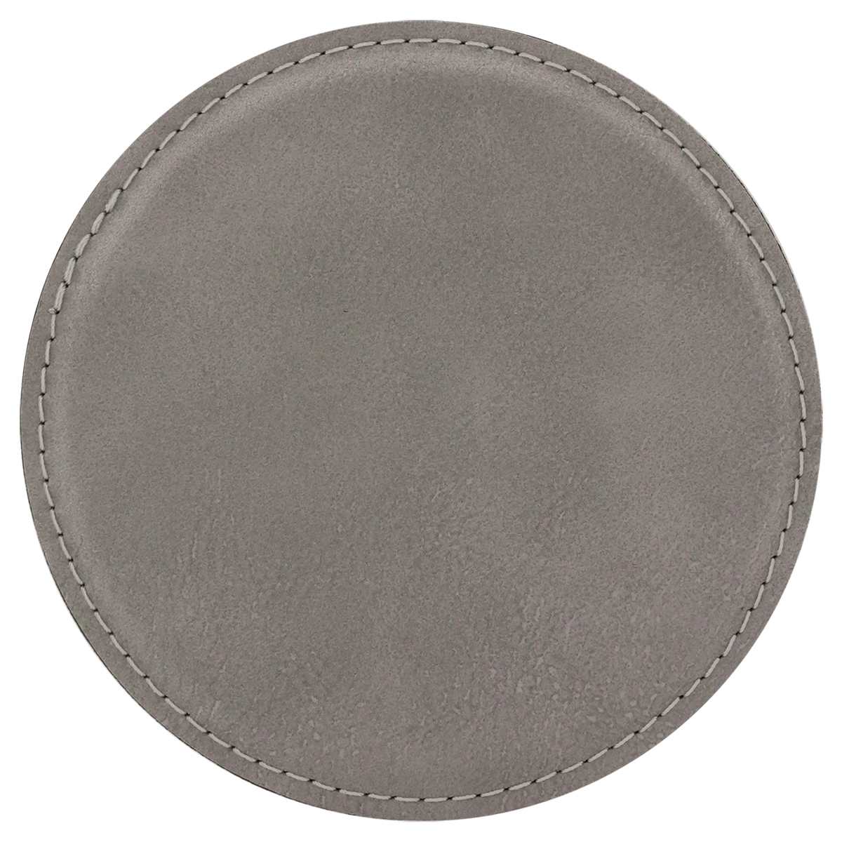 Round Leatherette Coaster (Single) - Laser Engraved Drinkware