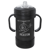 10 oz Sippy Cup Tumbler - Laser Engraved Drinkware