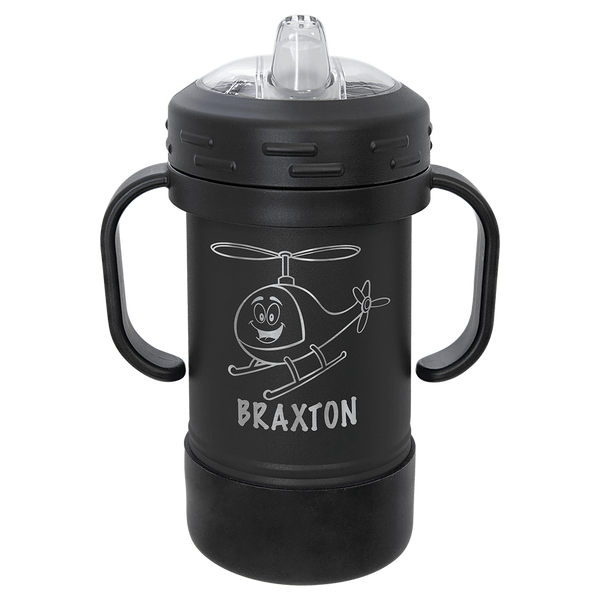 10 oz Sippy Cup Tumbler - Laser Engraved Drinkware