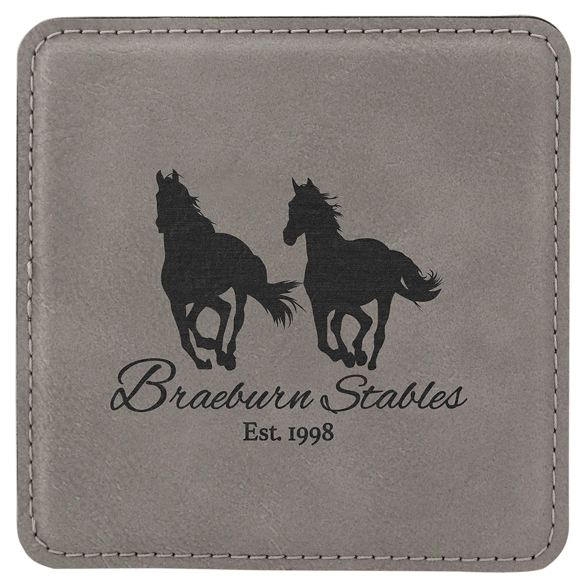 Square Single Coaster - Laser Engraved Drinkware