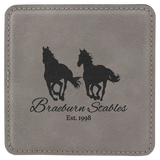 Square Single Coaster - Laser Engraved Drinkware