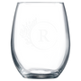 9 Oz Stemless Wine Glass - Laser Engraved Drinkware