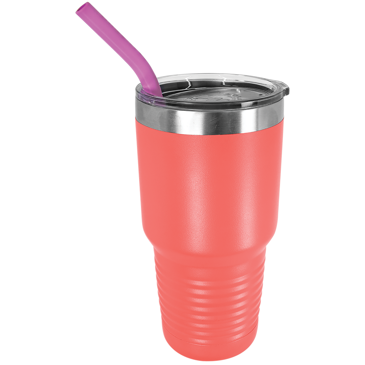 Silicone Tumbler Straw 7/16 - Laser Engraved Drinkware