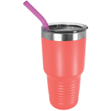 Silicone Tumbler Straw 7/16 - Laser Engraved Drinkware