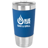 20 Oz Silicone Grip Tumbler - Laser Engraved Drinkware