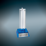 Star Column Acrylic - Custom Engraved Award