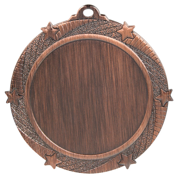 6 Star Insert Holder Medal - Custom Engraved Award