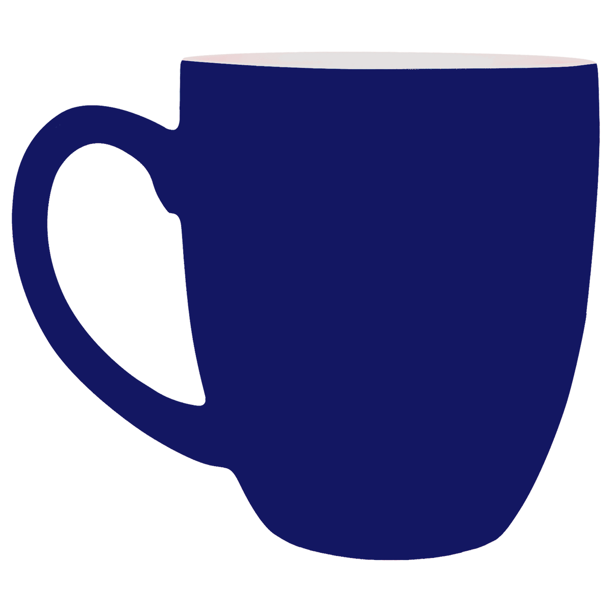 16 Oz Ceramic Bistro Mug - Laser Engraved Ceramic