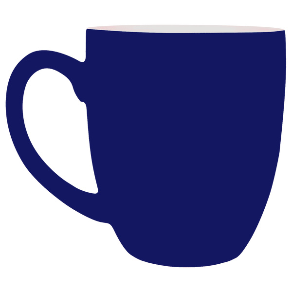 16 Oz Ceramic Bistro Mug - Laser Engraved Ceramic