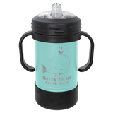 10 oz Sippy Cup Tumbler - Laser Engraved Drinkware