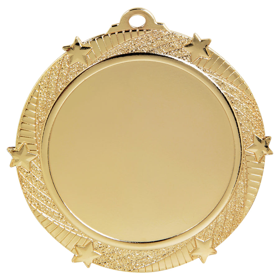 6 Star Insert Holder Medal - Custom Engraved Award