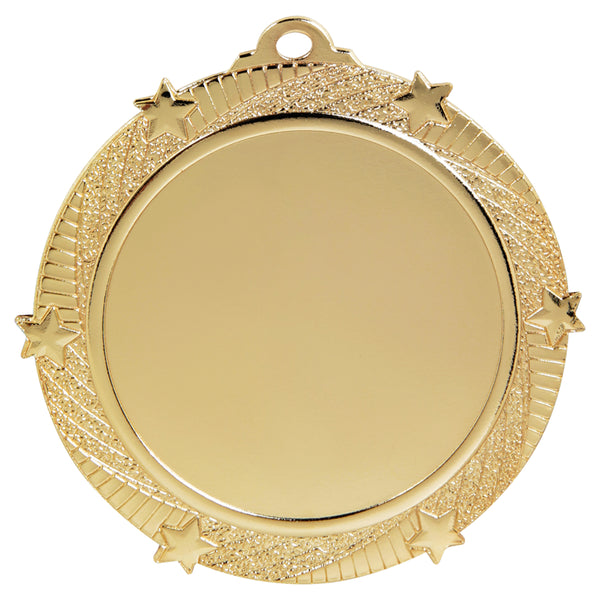 6 Star Insert Holder Medal - Custom Engraved Award