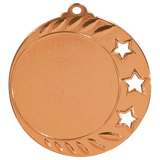 3 Star Insert Holder Medal - Custom Engraved Award