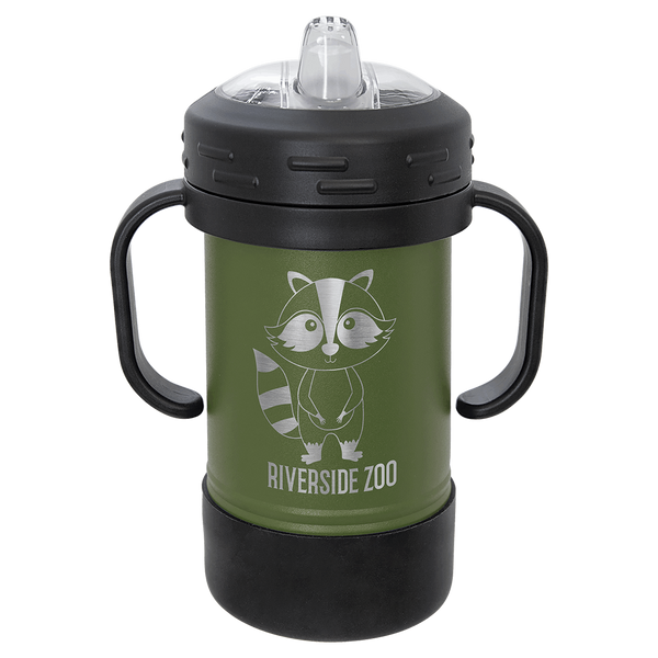 10 oz Sippy Cup Tumbler - Laser Engraved Drinkware