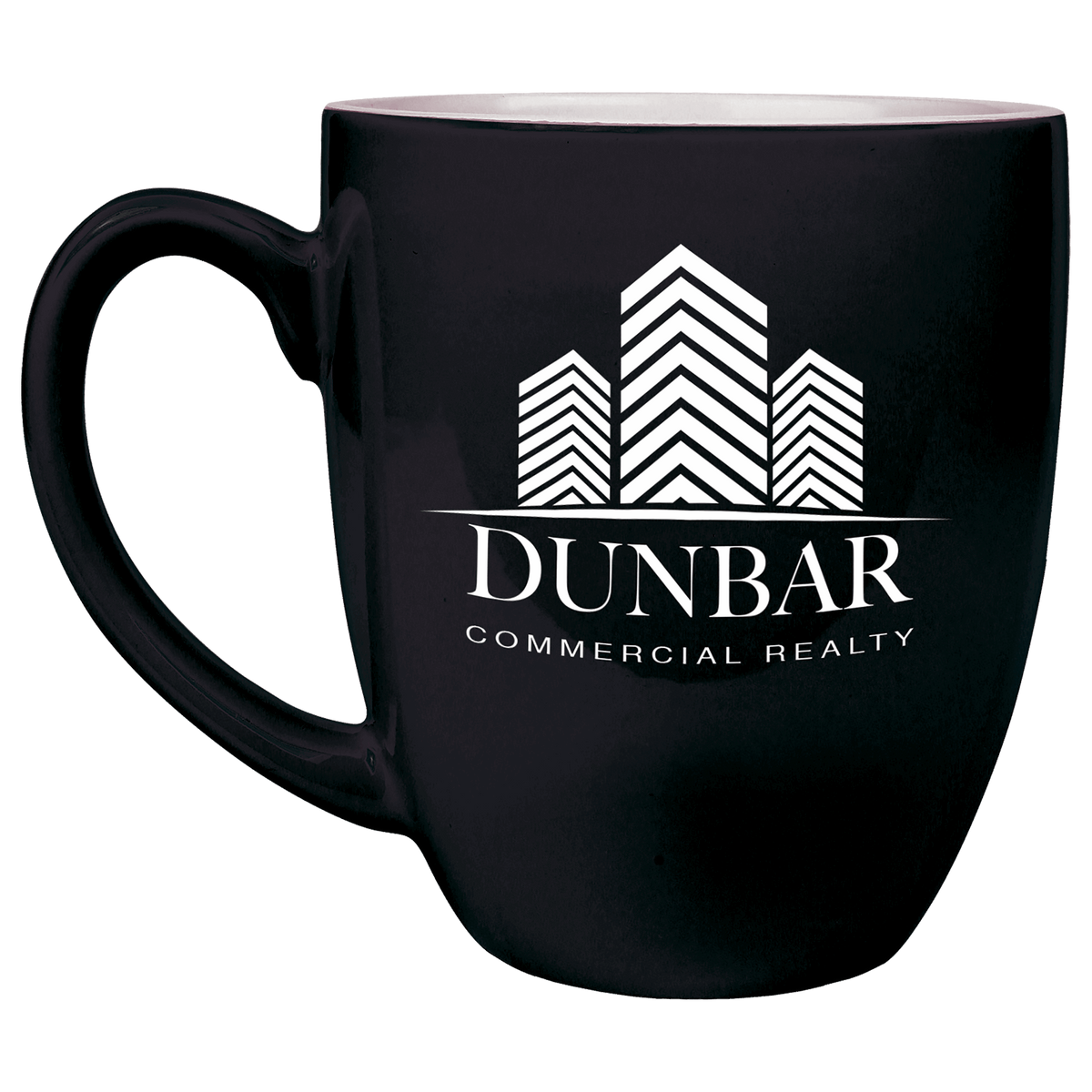 16 Oz Ceramic Bistro Mug - Laser Engraved Ceramic