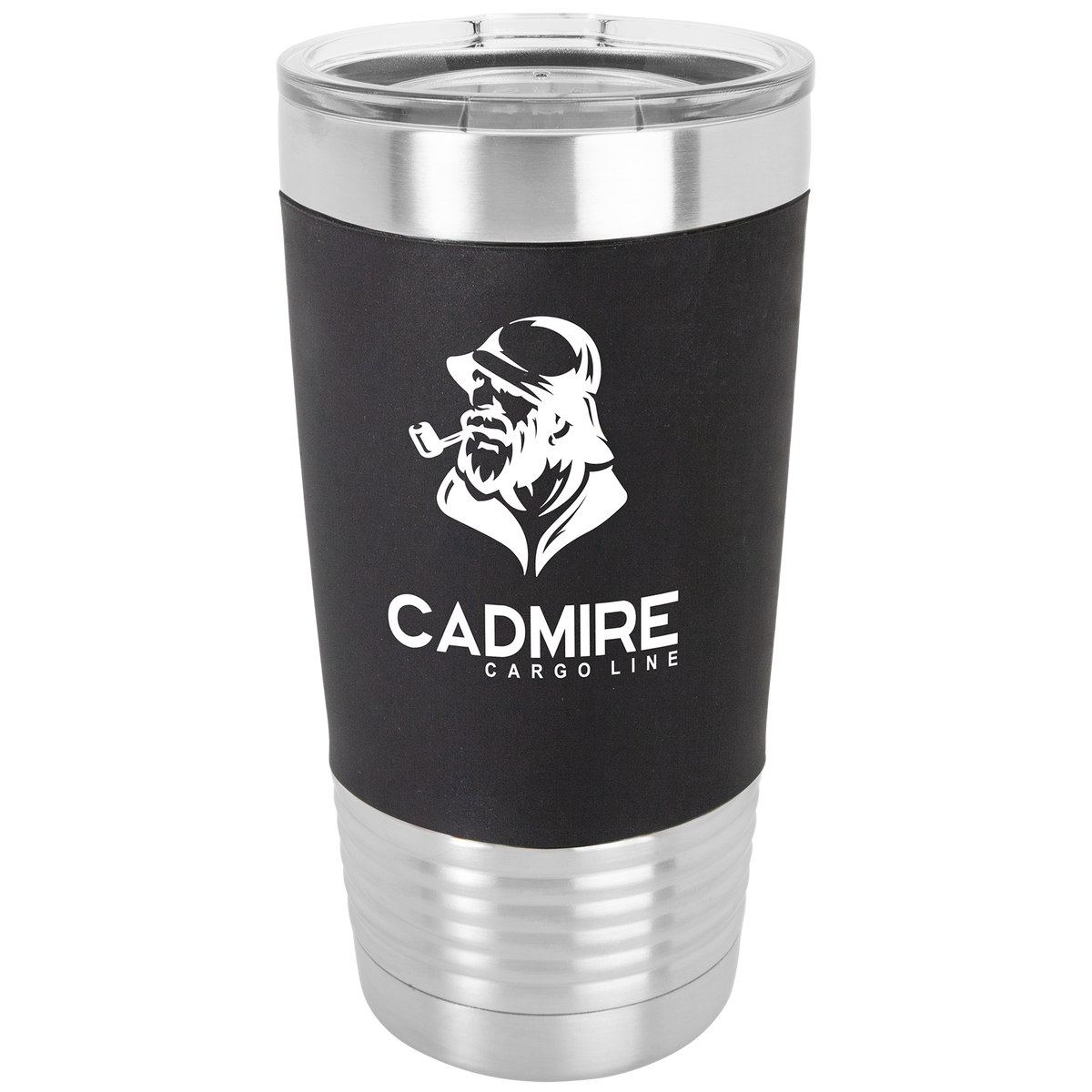 20 Oz Silicone Grip Tumbler - Laser Engraved Drinkware