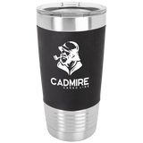 20 Oz Silicone Grip Tumbler - Laser Engraved Drinkware