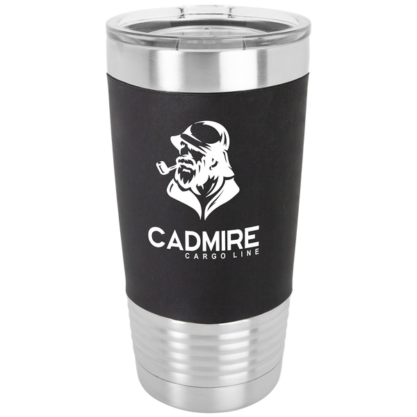 20 Oz Silicone Grip Tumbler - Laser Engraved Drinkware